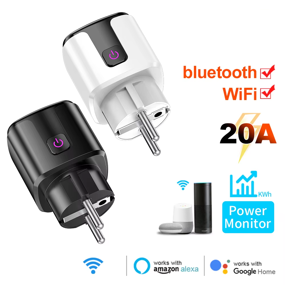 Smart Home Outdoor - Smart 20A EU Plug WiFi+Bluetooth Socket