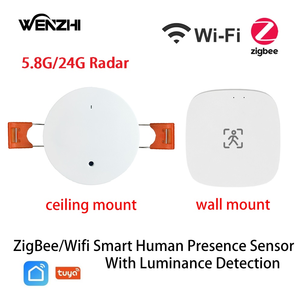 ZigBee Wifi 5.8/24G MmWave Rad - Pir Motion Sensor 评论和价格