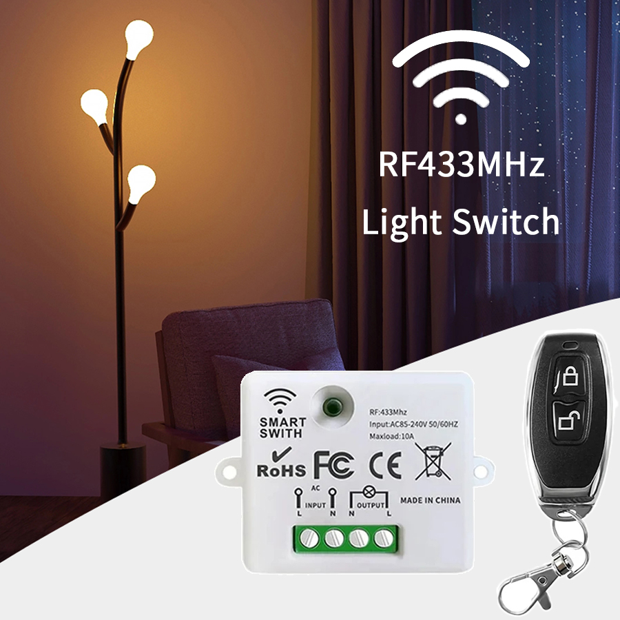 RF 433MHz Wireless Remote Cont - Smart Home Remote Control 评论和价格