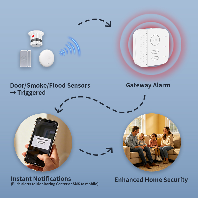 Smart House Alarm System WiFi/ - Smart Home Wifi Hub 评论和价格