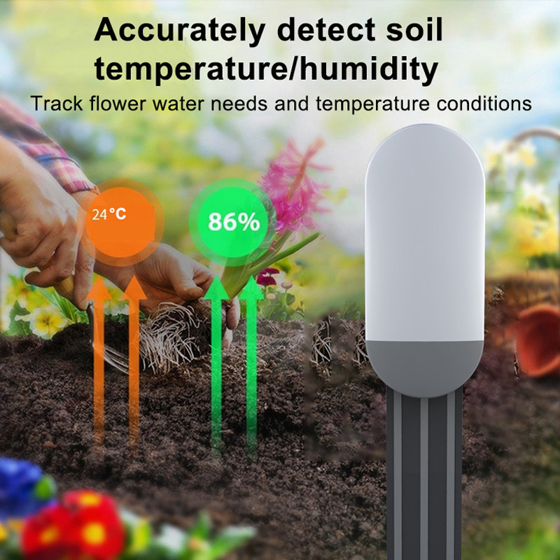 ZigBee 3.0 Soil Sensor Tempera - Smart Home Outdoor 评论和价格
