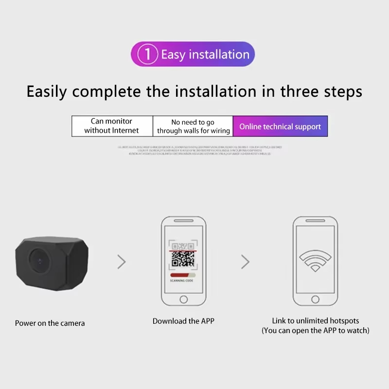 4K HD WiFi Security Camera for - Smart Home Remote Control 评论和价格