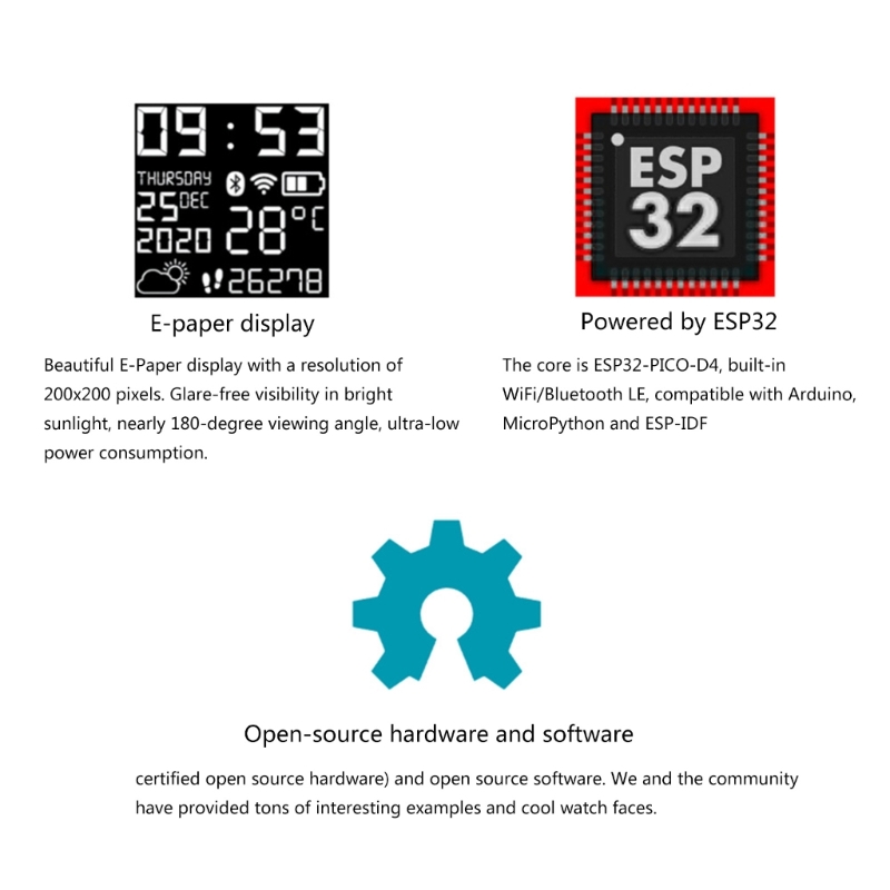 K0EA ESP32 Smartwatch Open Sou - Smart Home Open Source 评论和价格