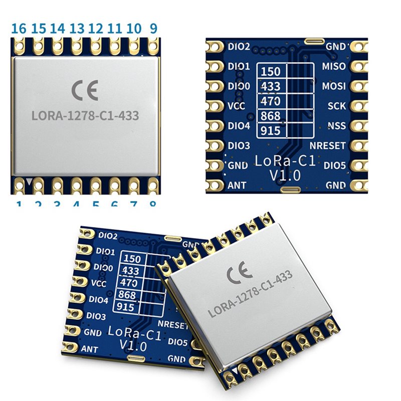 Lora1278-C1 433Mhz Wireless RF - Smart Home Iot 评论和价格