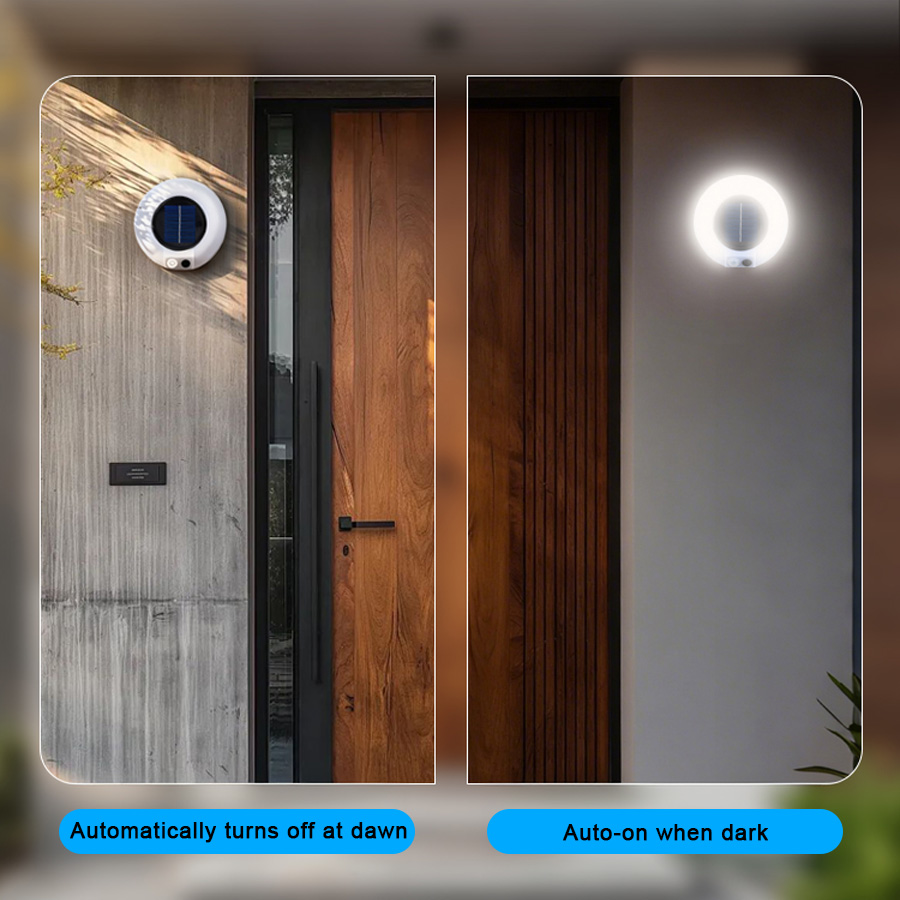 Modern LED Solar Wall Lamp Out - Pir Motion Sensor 评论和价格