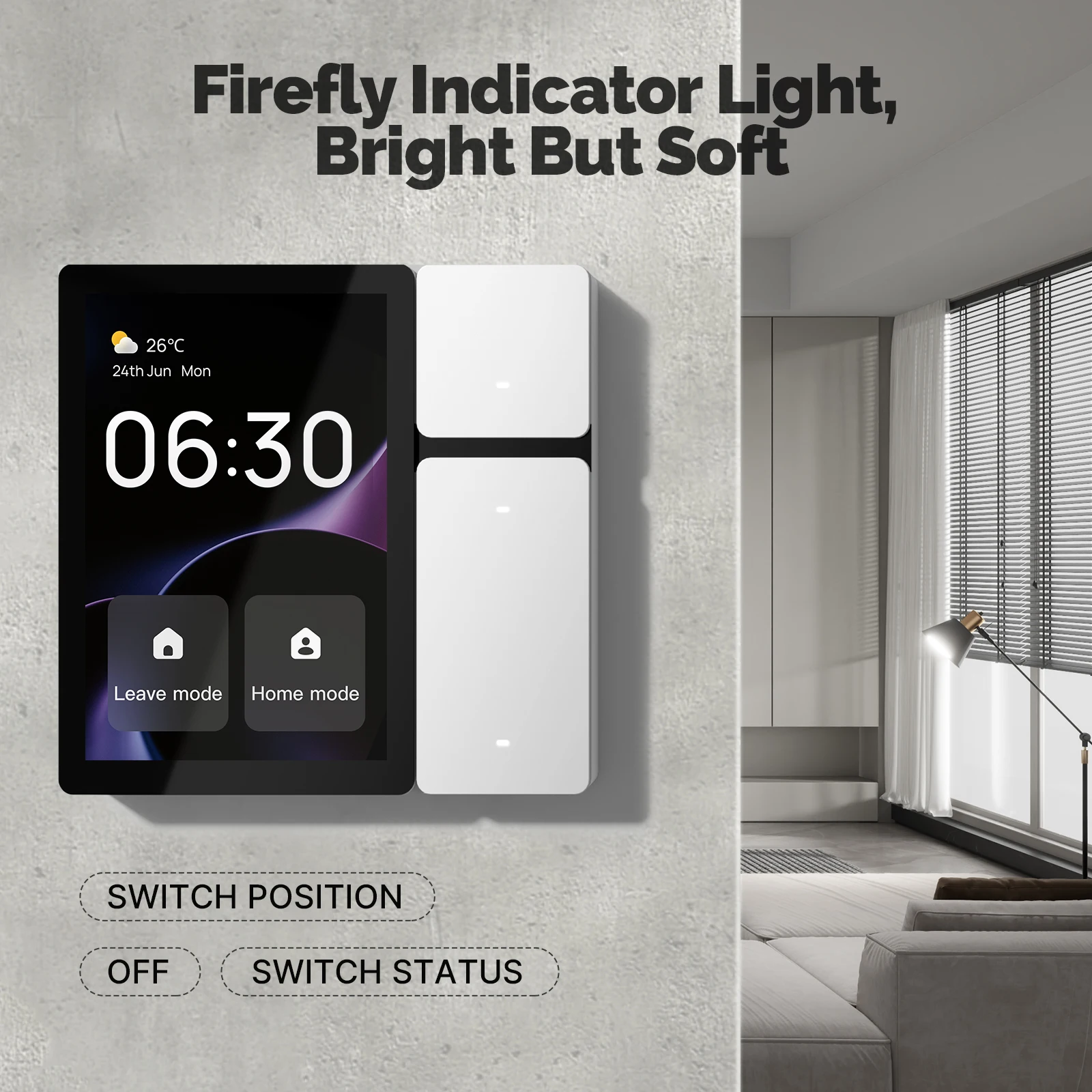 MOES Tuya WiFi 3.5-inch Smart  - Smart Home Wifi Hub 评论和价格