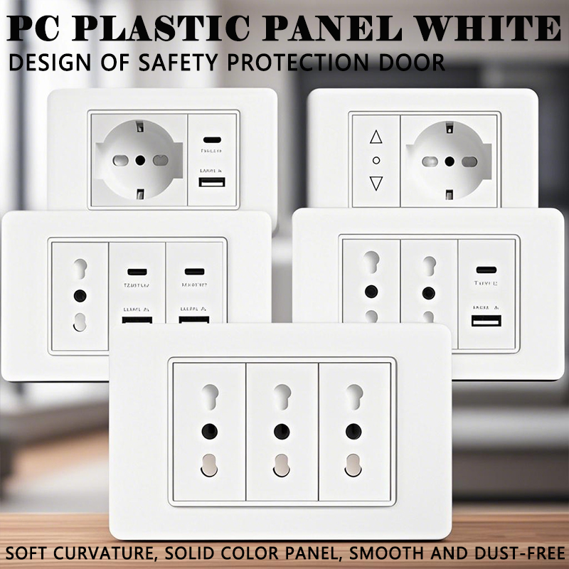 118 PC Plastic Panel Socket US - Smart Home For Pc 评论和价格