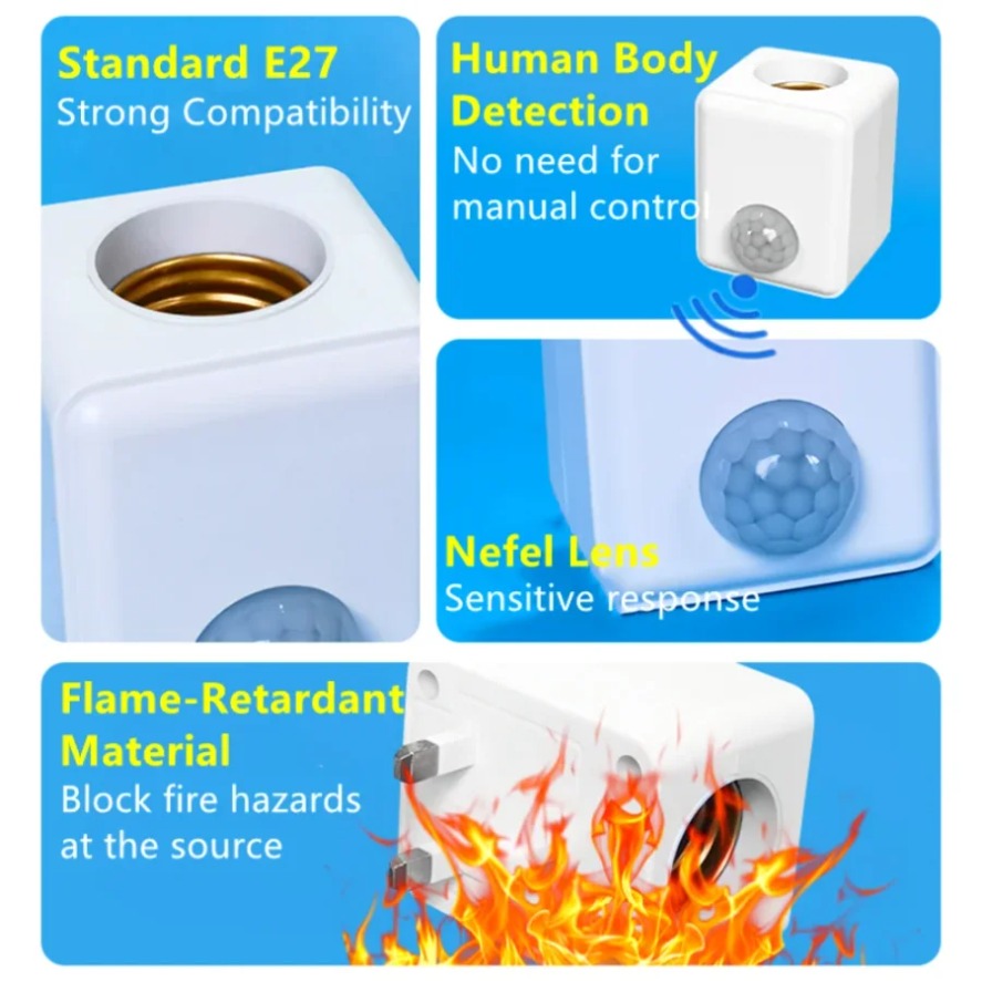 E27 PIR Motion Sensor Led Swit - Pir Motion Sensor 评论和价格