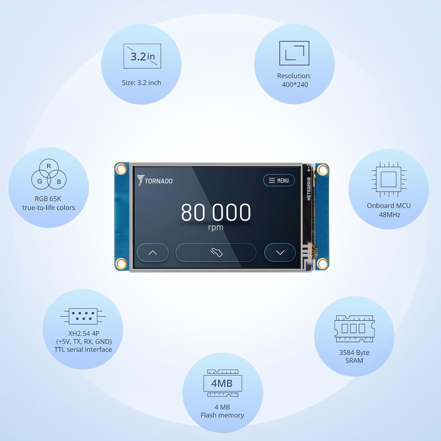 NX4024T032 UART HMI Smart LCD  - Smart Home Raspberry Pi 评论和价格