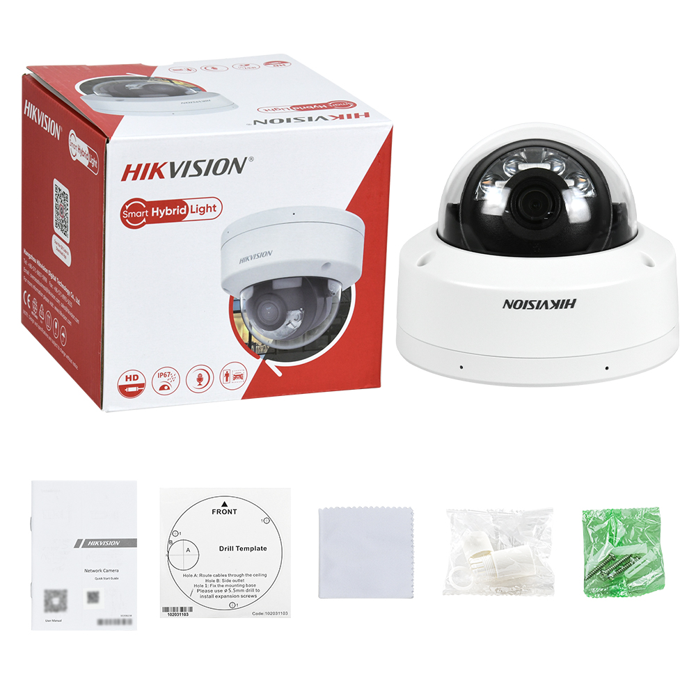 Hikvison H.265+ 8MP POE IP Sec - Smart Home Hikvision 评论和价格