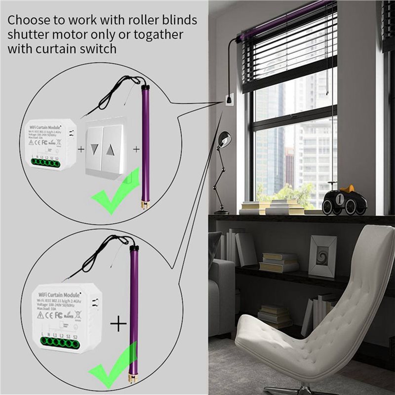 A27F-3X Tuya WIFI Smart Curtai - Smart Home Remote Control 评论和价格
